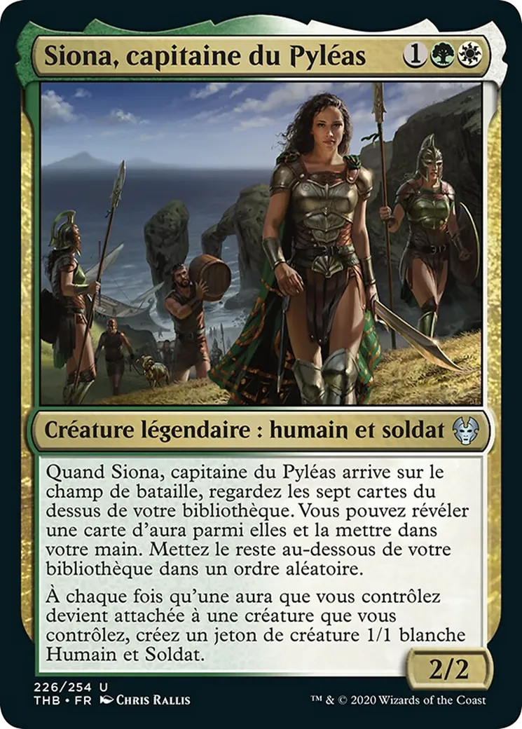 Siona, capitaine du Pyléas — Theros Beyond Death — Magic: The Gathering