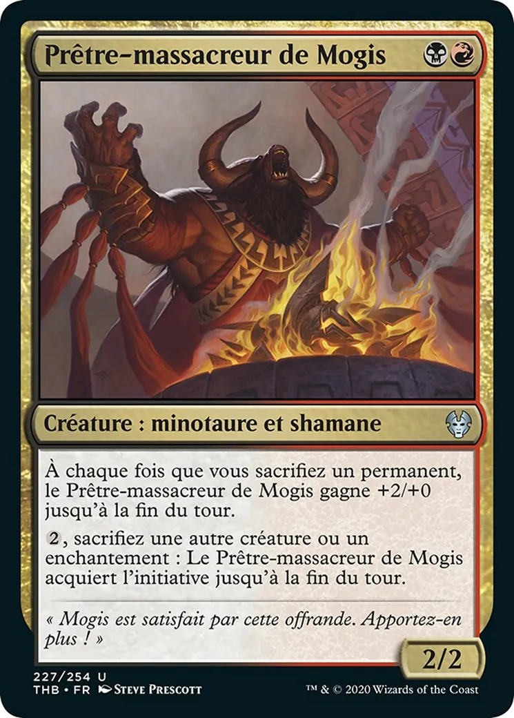 Prêtre-massacreur de Mogis — Theros Beyond Death — Magic: The Gathering