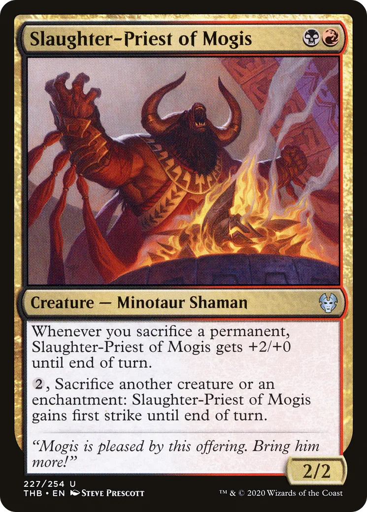 Prêtre-massacreur de Mogis — Theros Beyond Death — Magic: The Gathering
