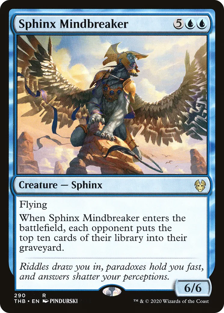 Sphinx Mindbreaker — Theros Beyond Death — Magic: The Gathering