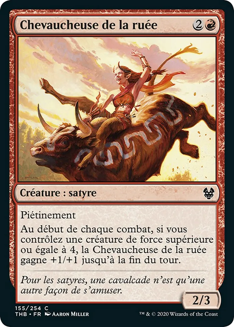 Chevaucheuse de la ruée — Theros Beyond Death — Magic: The Gathering