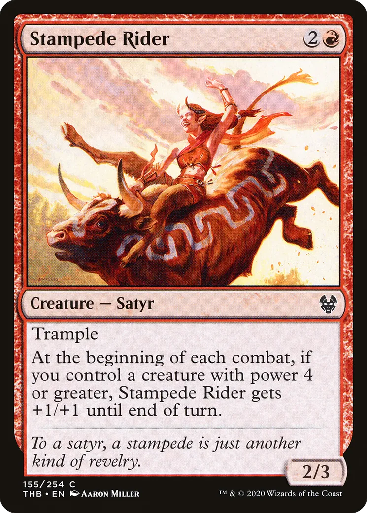 Chevaucheuse de la ruée — Theros Beyond Death — Magic: The Gathering