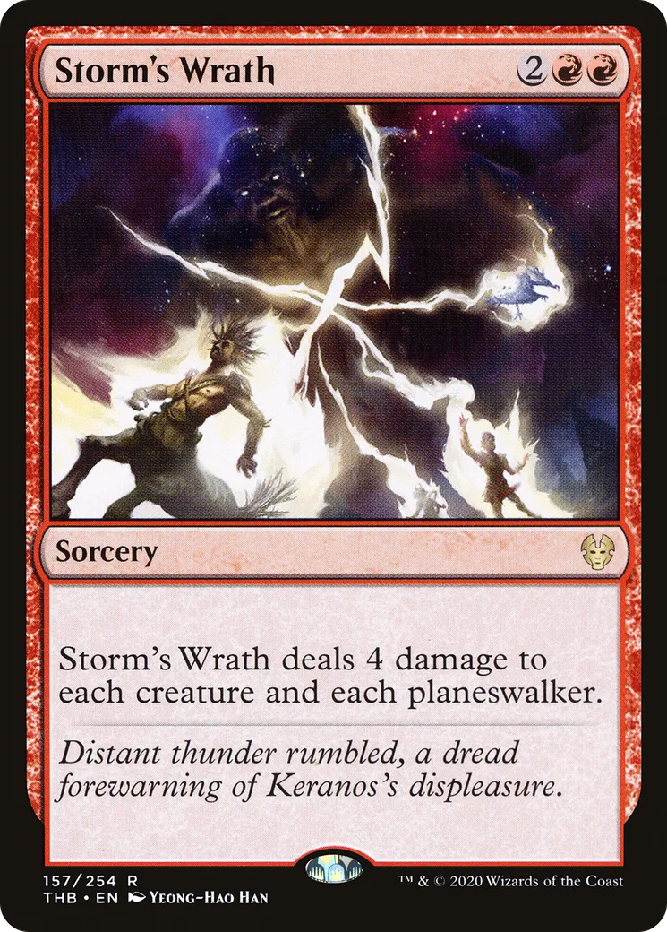 Storm's Wrath — Theros Beyond Death — Magic: The Gathering