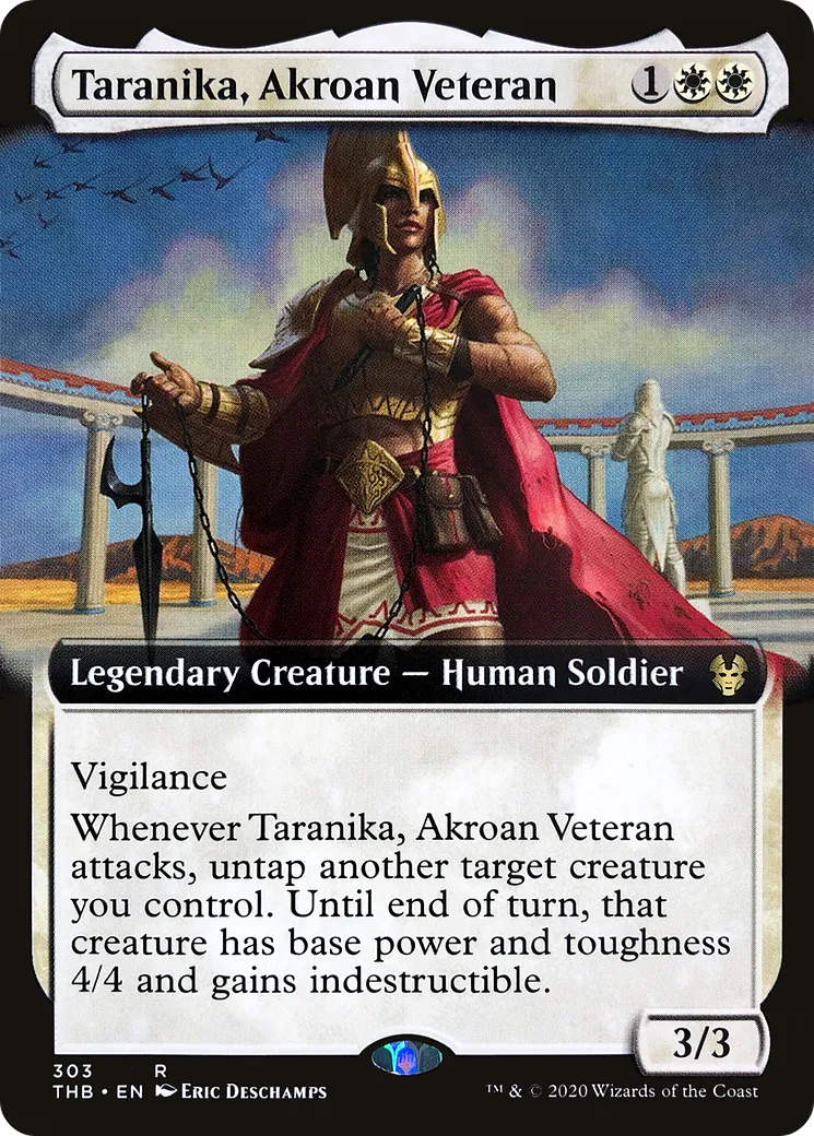 Taranika, Akroan Veteran — Theros Beyond Death — Magic: The Gathering