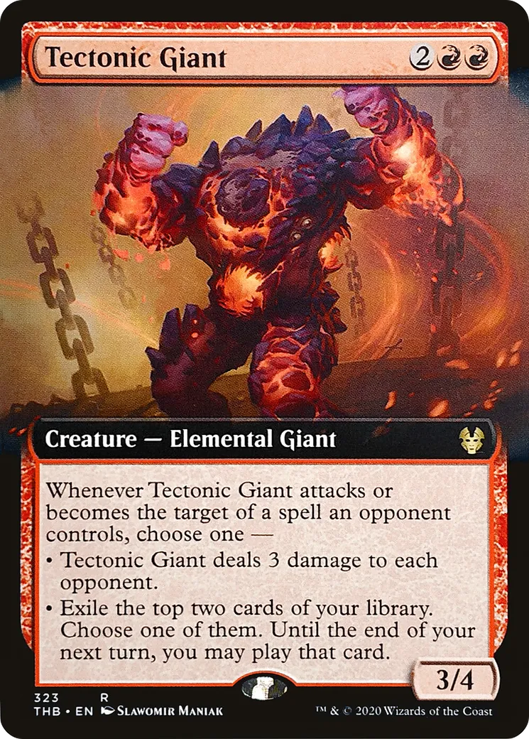 Tectonic Giant — Theros Beyond Death — Magic: The Gathering