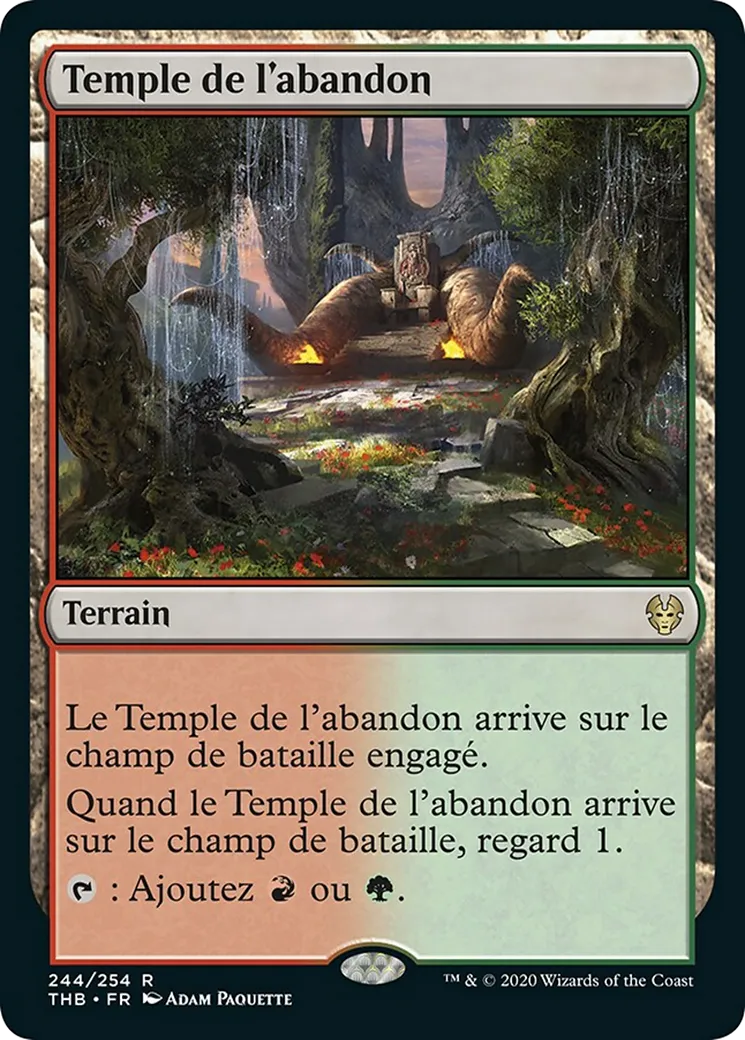 Temple de l'abandon — Theros Beyond Death — Magic: The Gathering