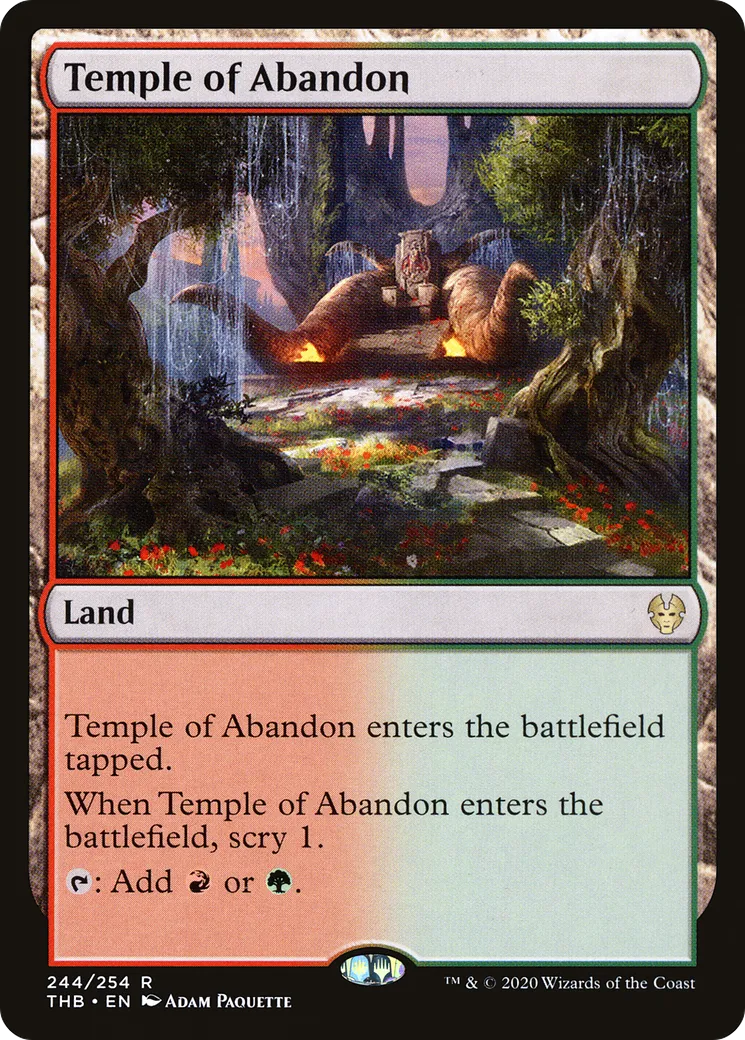 Temple de l'abandon — Theros Beyond Death — Magic: The Gathering