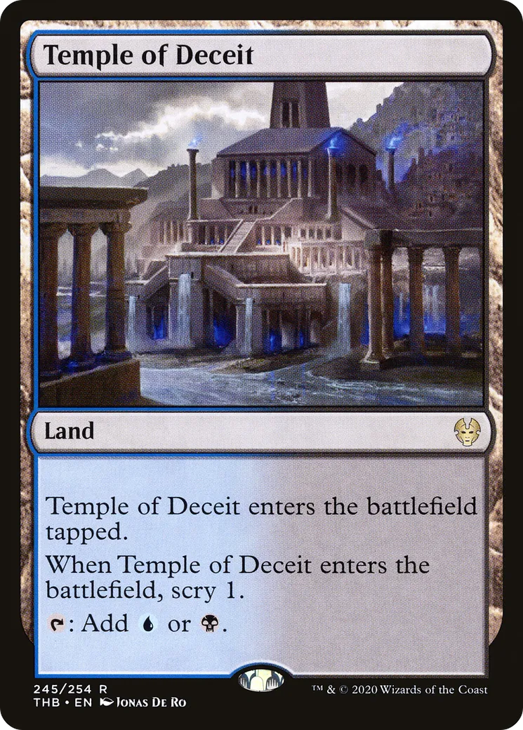 Temple of Deceit — Theros Beyond Death — Magic: The Gathering