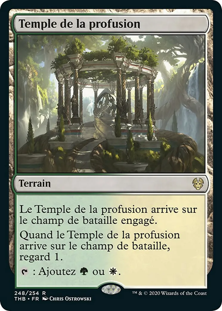 Temple de la profusion — Theros Beyond Death — Magic: The Gathering