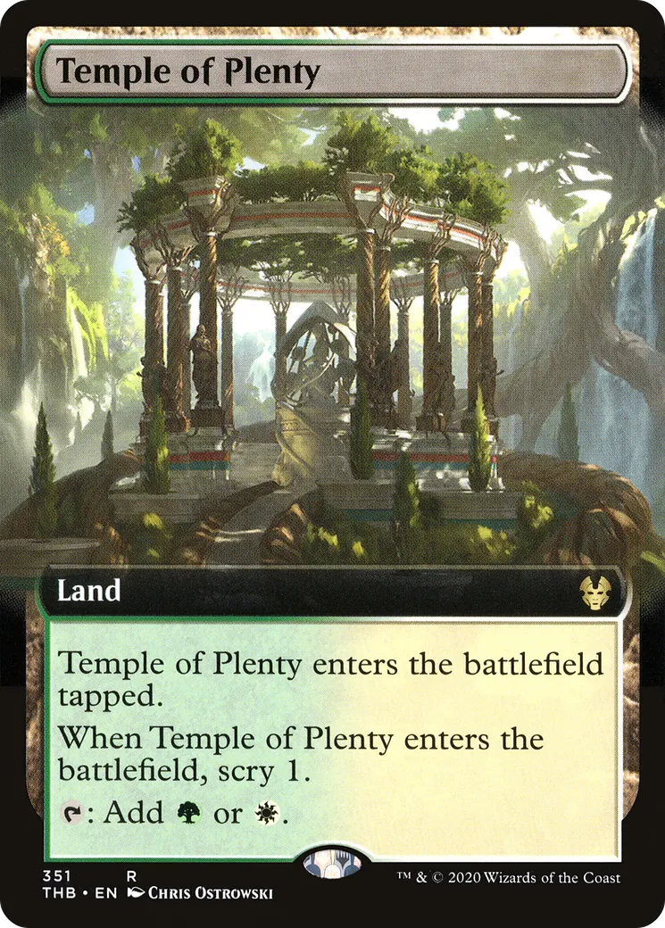 Temple of Plenty — Theros Beyond Death — Magic: The Gathering