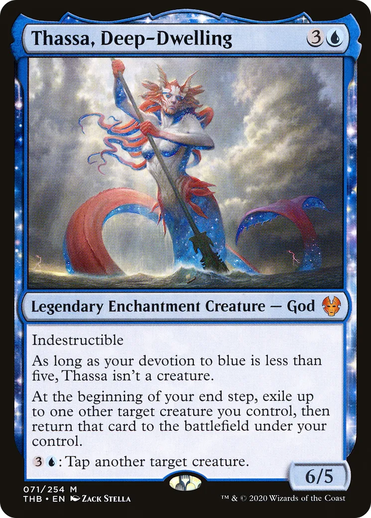 Thassa, Deep-Dwelling — Theros Beyond Death — Magic: The Gathering