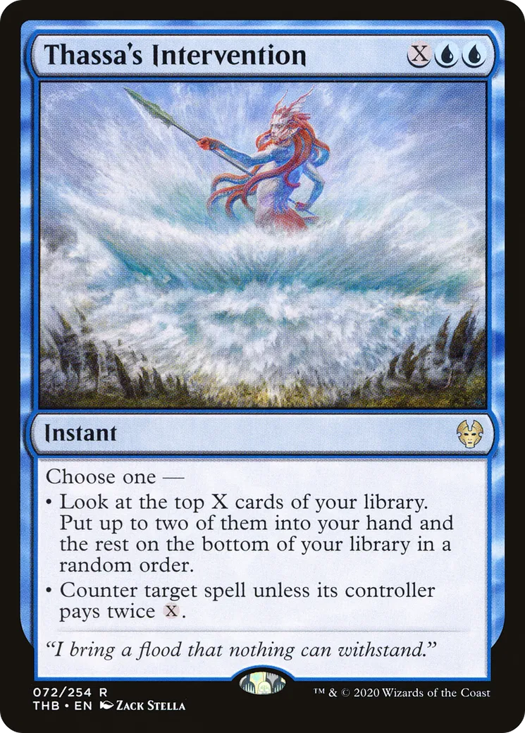 Thassa's Intervention — Theros Beyond Death — Magic: The Gathering