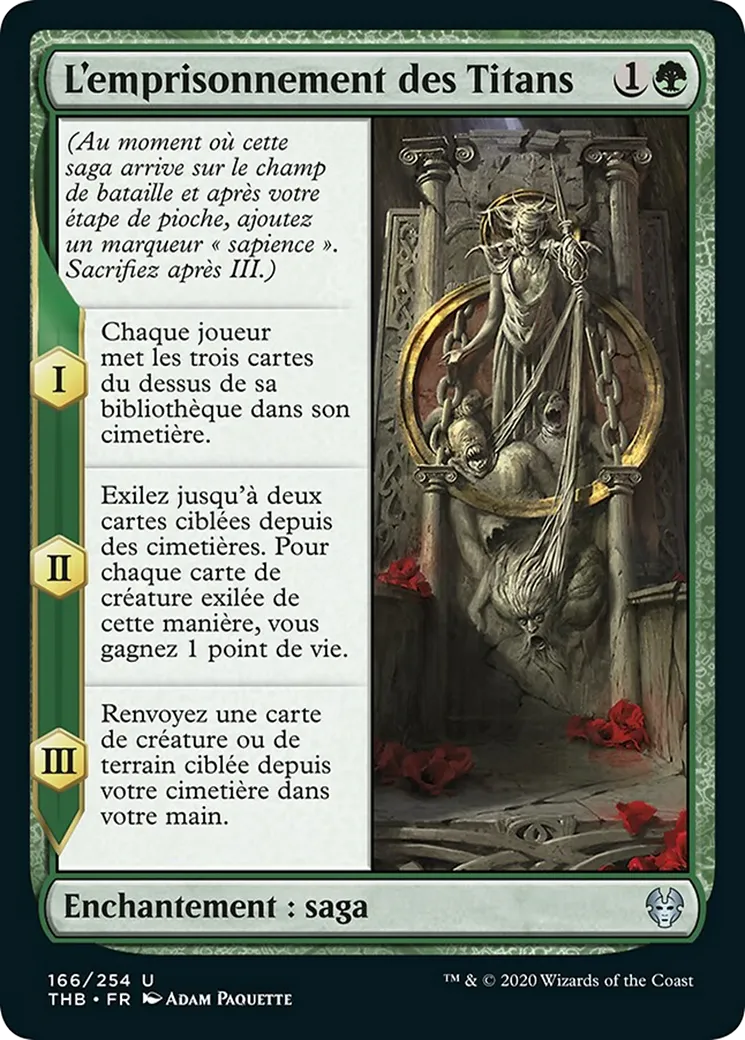 L'emprisonnement des Titans — Theros Beyond Death — Magic: The Gathering