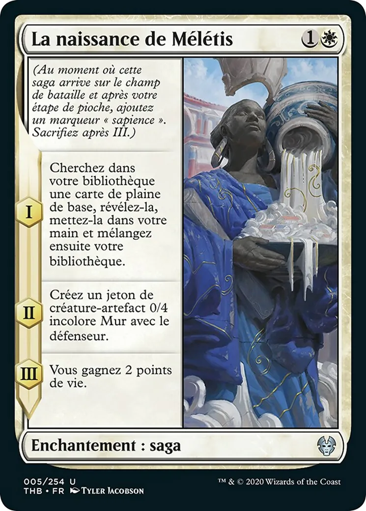 La naissance de Mélétis — Theros Beyond Death — Magic: The Gathering