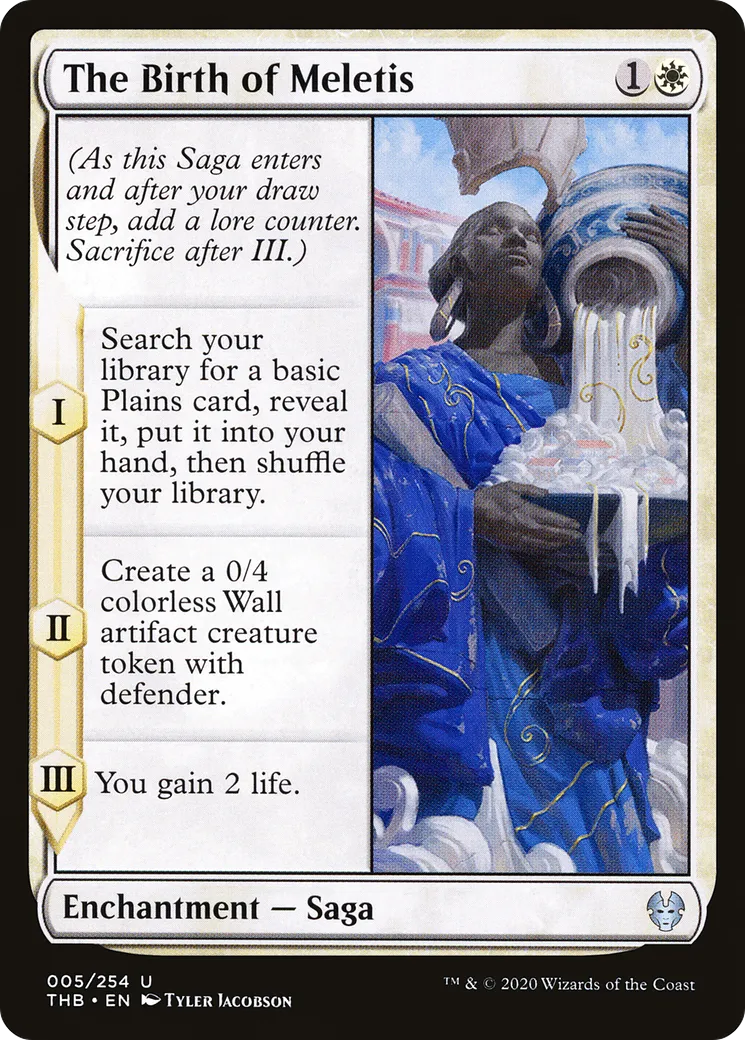 The Birth of Meletis from Theros Beyond Death - Magic: The Gathering