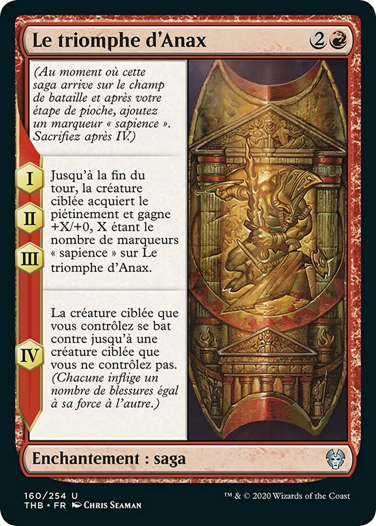 Le triomphe d'Anax — Theros Beyond Death — Magic: The Gathering