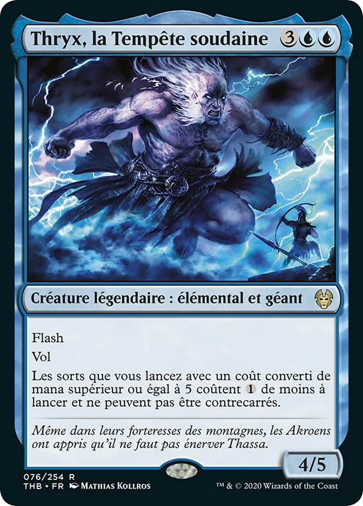 Thryx, la Tempête soudaine — Theros Beyond Death — Magic: The Gathering