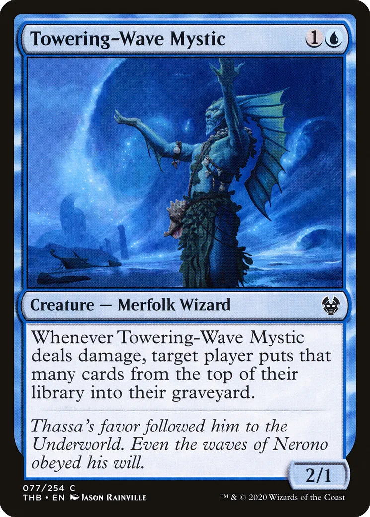 Towering-Wave Mystic — Theros Beyond Death — Magic: The Gathering