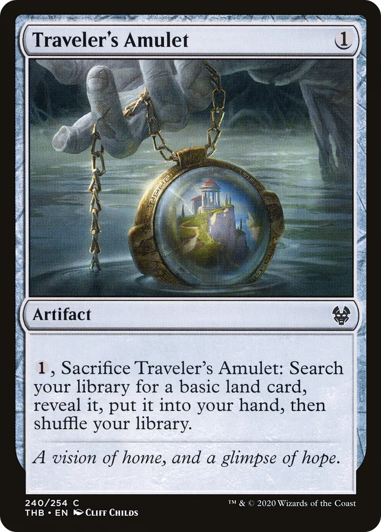 Amulette du voyageur — Theros Beyond Death — Magic: The Gathering