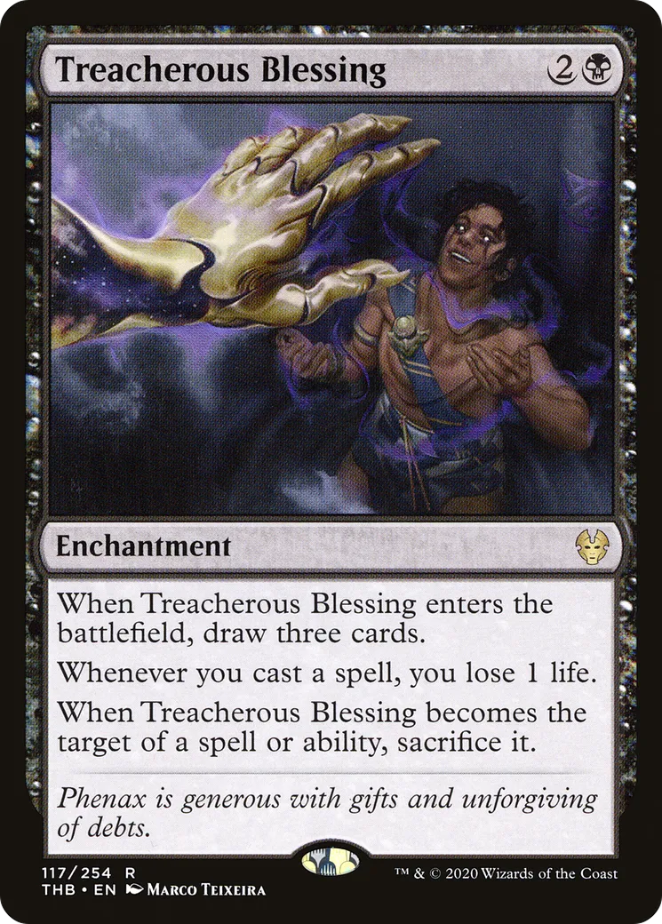Treacherous Blessing — Theros Beyond Death — Magic: The Gathering