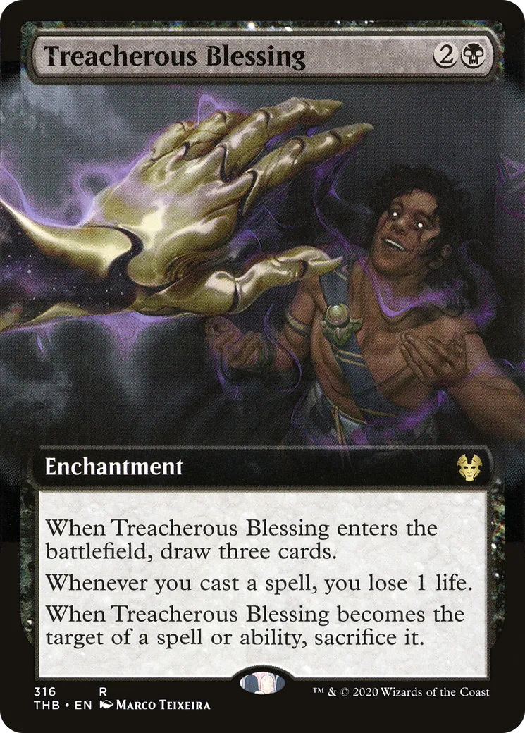 Treacherous Blessing — Theros Beyond Death — Magic: The Gathering