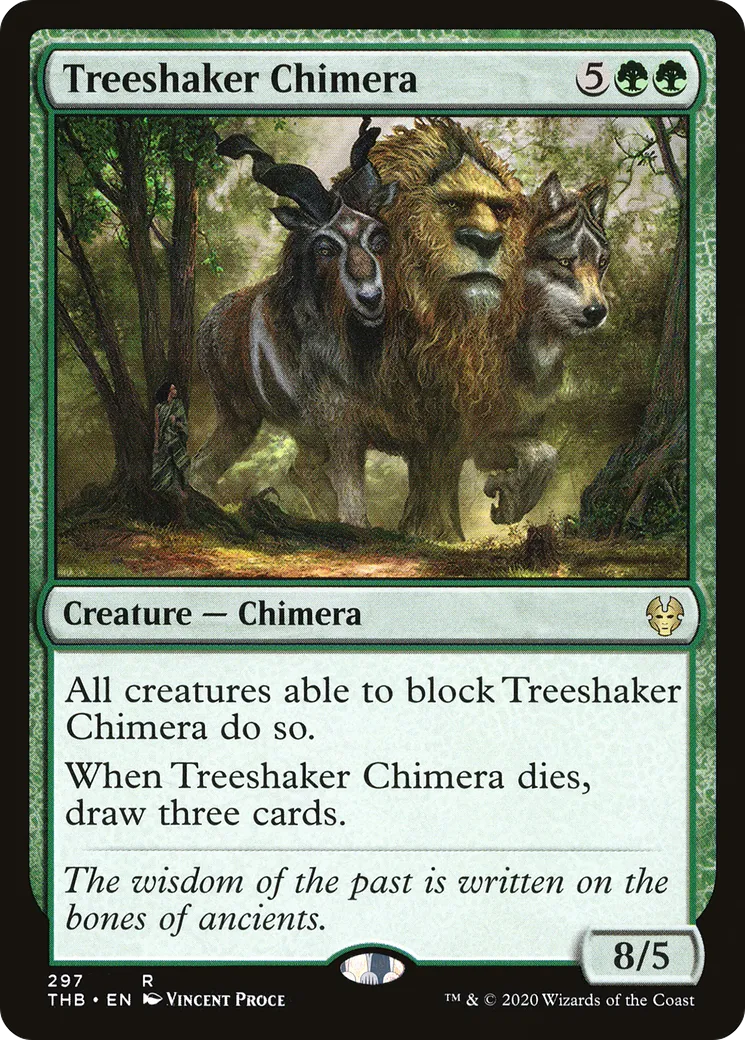 Chimère tremblebois — Theros Beyond Death — Magic: The Gathering