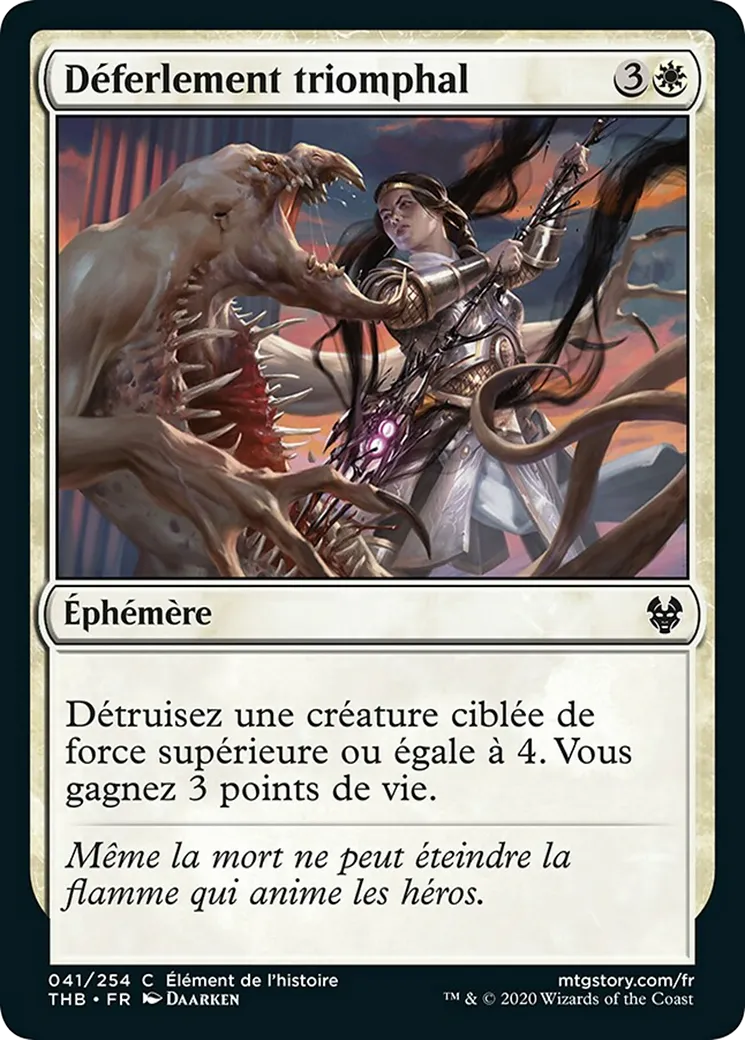 Déferlement triomphal — Theros Beyond Death — Magic: The Gathering