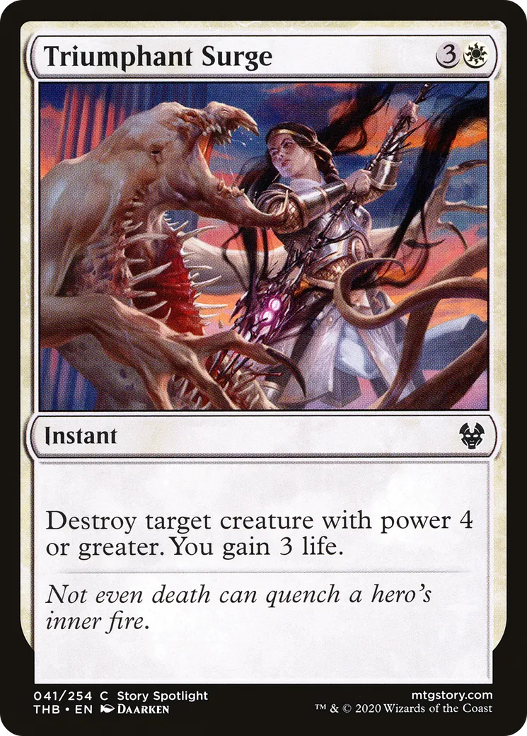 Triumphant Surge from Theros Beyond Death - Magic: The Gathering