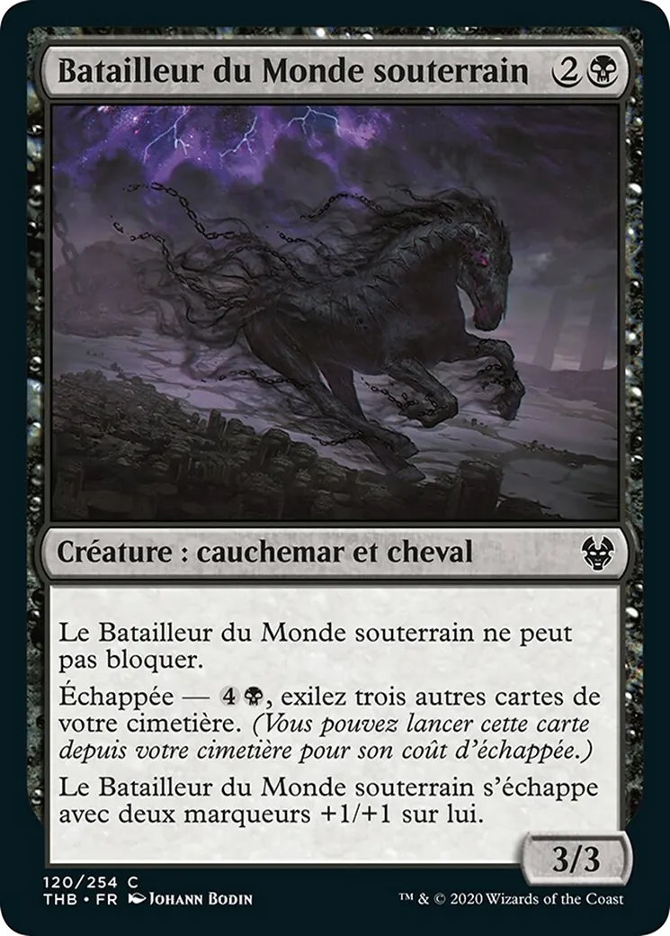 Batailleur du Monde souterrain — Theros Beyond Death — Magic: The Gathering