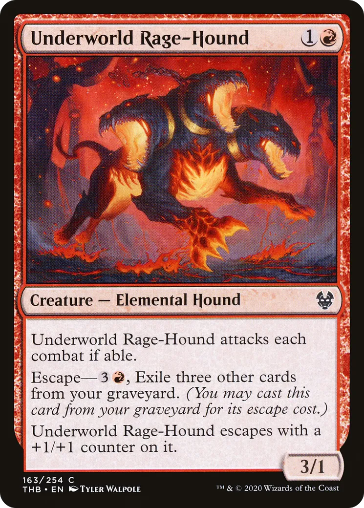 Underworld Rage-Hound — Theros Beyond Death — Magic: The Gathering