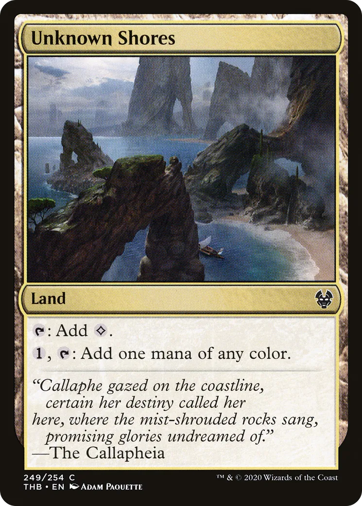 Unknown Shores — Theros Beyond Death — Magic: The Gathering