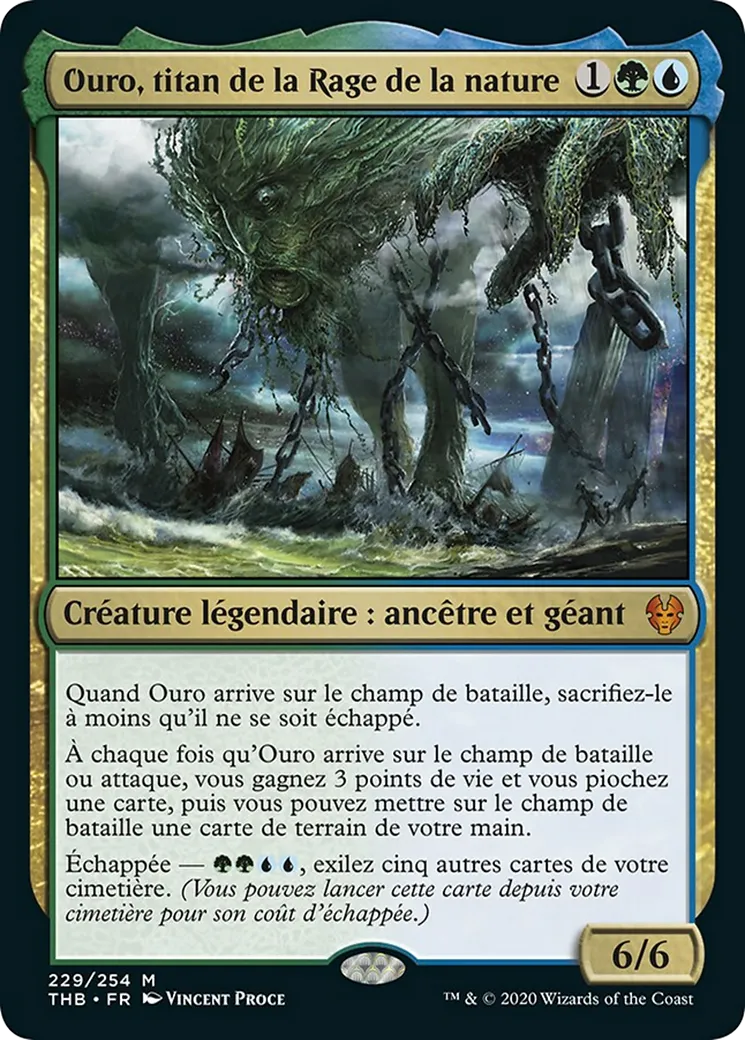 Ouro, titan de la Rage de la nature — Theros Beyond Death — Magic: The Gathering