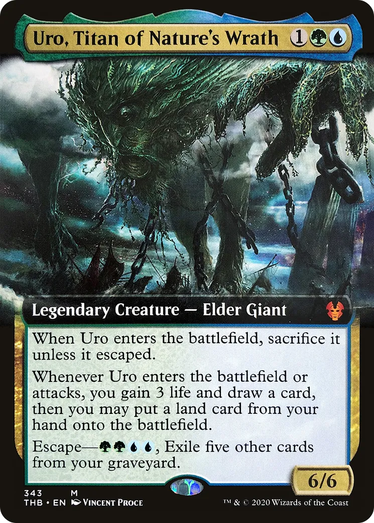 Uro, Titan of Nature's Wrath — Theros Beyond Death — Magic: The Gathering