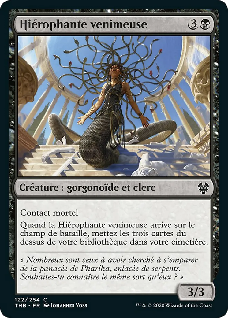 Hiérophante venimeuse — Theros Beyond Death — Magic: The Gathering