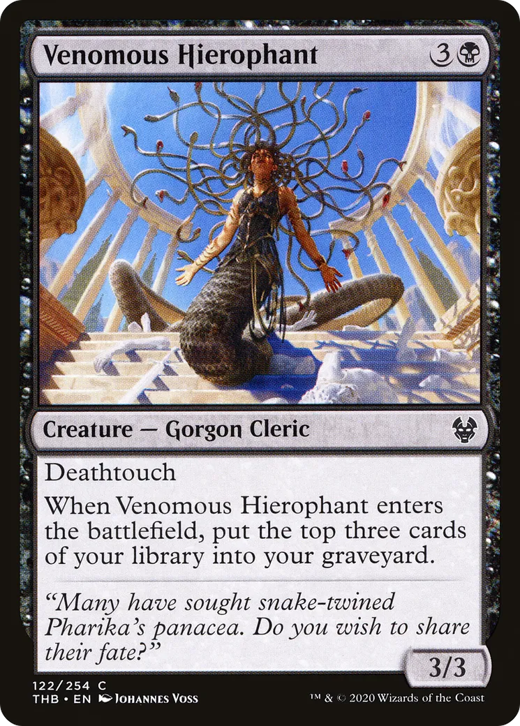 Hiérophante venimeuse — Theros Beyond Death — Magic: The Gathering