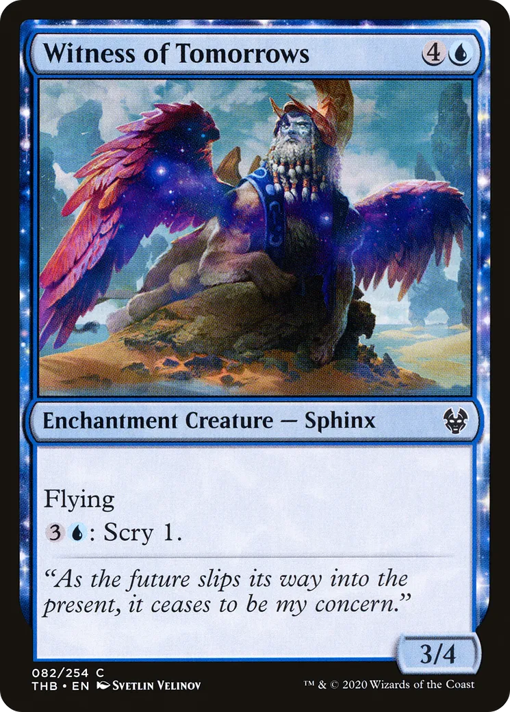 Witness of Tomorrows — Theros Beyond Death — Magic: The Gathering