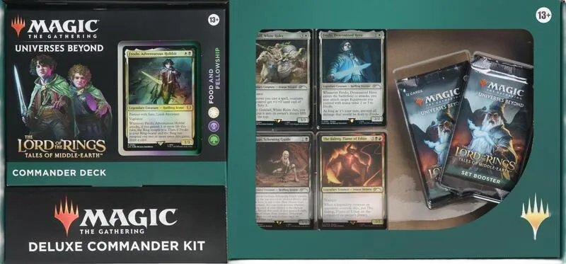 The Lord of the Rings Tales of Middle earth Deluxe Commander Kit Food and Fellowship — Tales of Middle-earth Commander — Magic: The Gathering