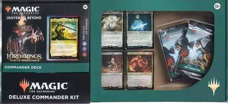 The Lord of the Rings Tales of Middle earth Deluxe Commander Kit The Hosts of Mordor — Tales of Middle-earth Commander — Magic: The Gathering