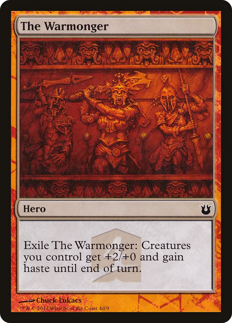 The Warmonger — Born of the Gods Hero's Path — Magic: The Gathering