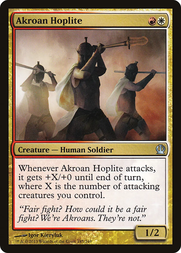 Akroan Hoplite — Theros — Magic: The Gathering