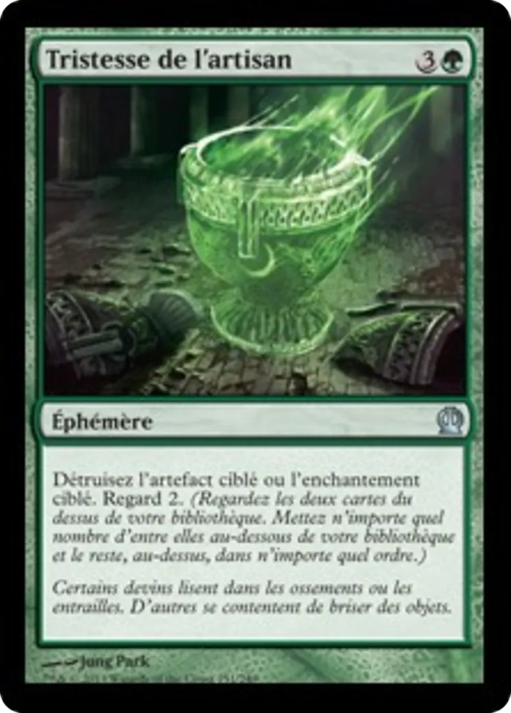 Tristesse de l'artisan — Theros — Magic: The Gathering
