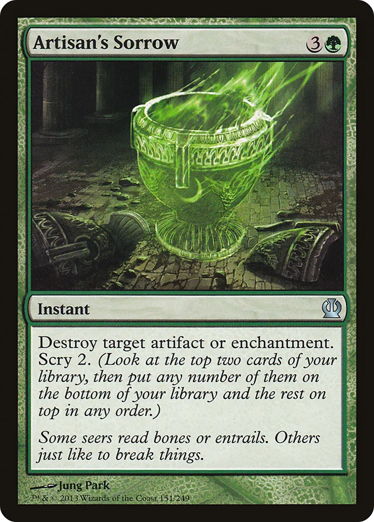 Tristesse de l'artisan — Theros — Magic: The Gathering