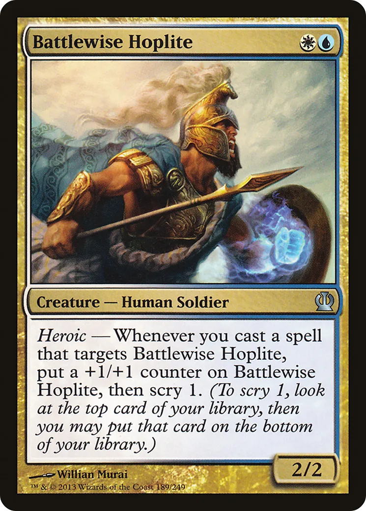 Battlewise Hoplite — Theros — Magic: The Gathering
