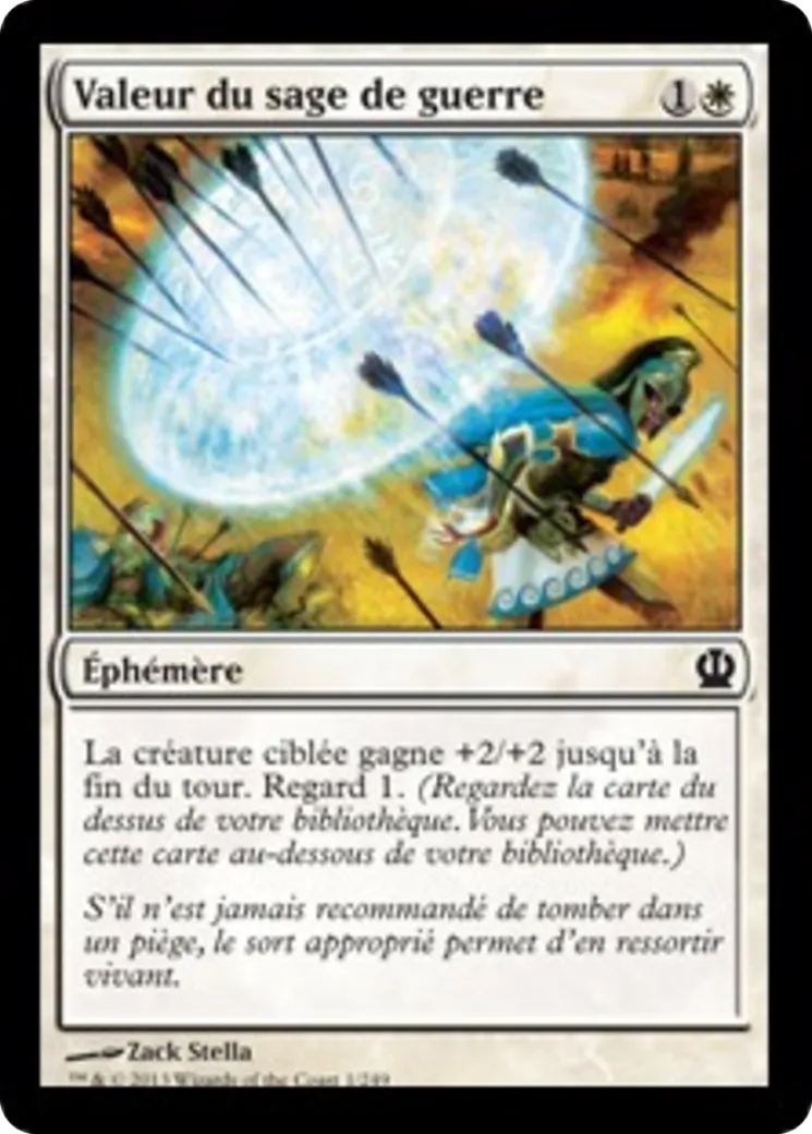 Valeur du sage de guerre — Theros — Magic: The Gathering