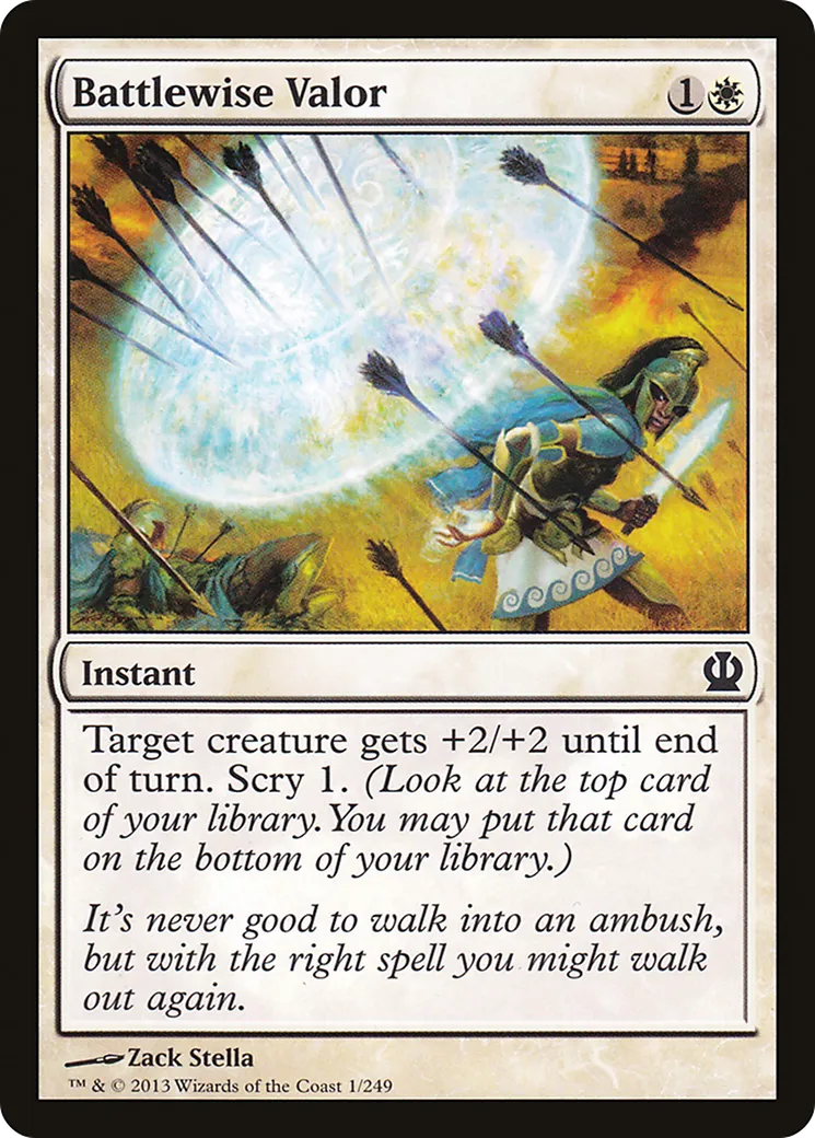 Valeur du sage de guerre — Theros — Magic: The Gathering