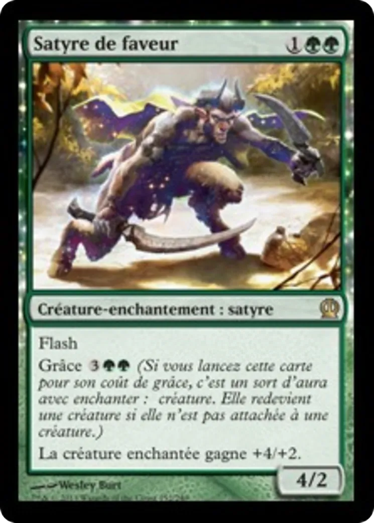 Satyre de faveur — Theros — Magic: The Gathering
