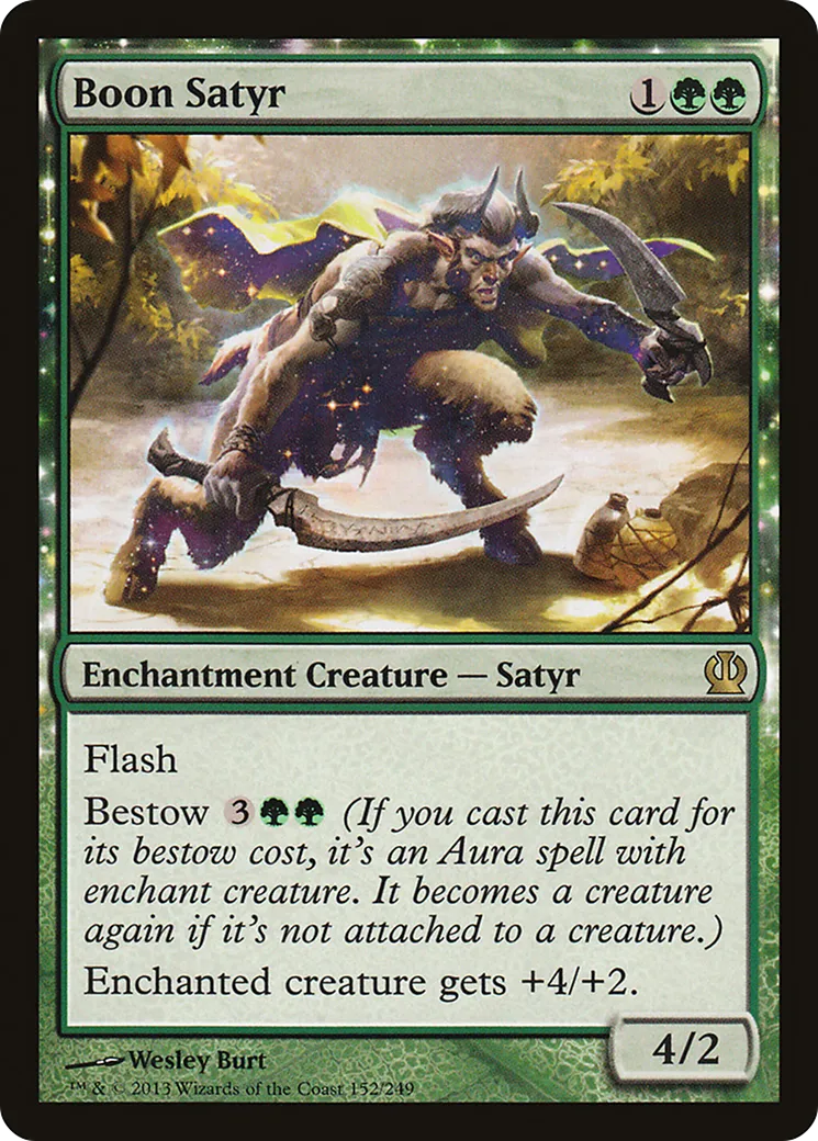 Boon Satyr — Theros — Magic: The Gathering