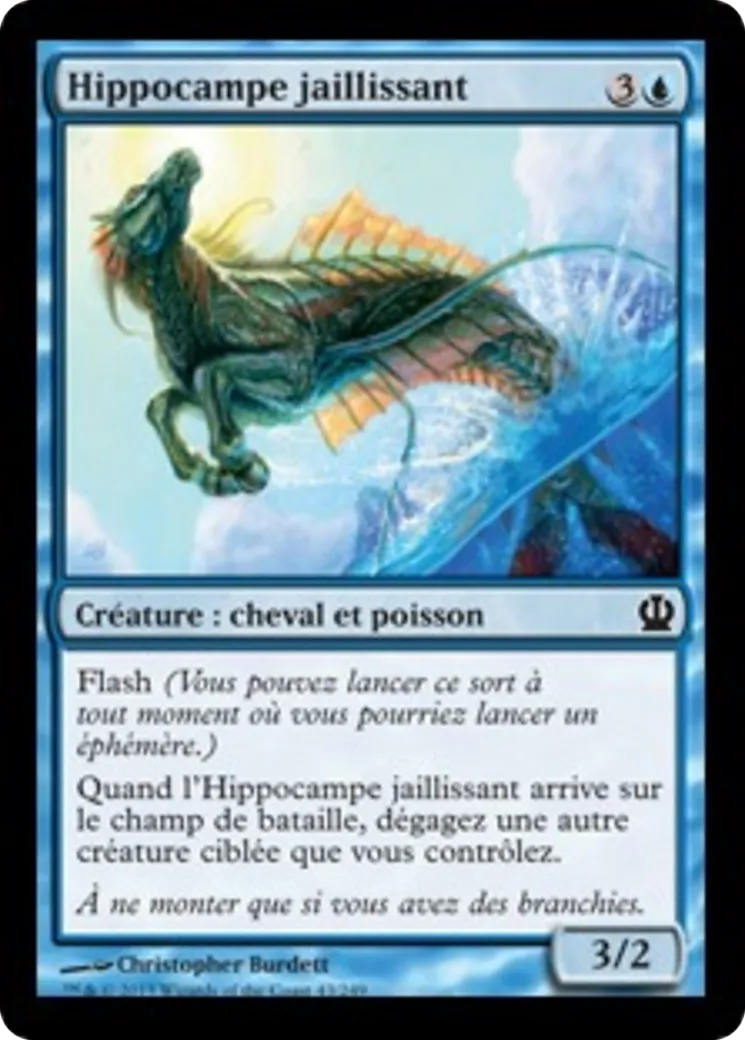 Hippocampe jaillissant — Theros — Magic: The Gathering