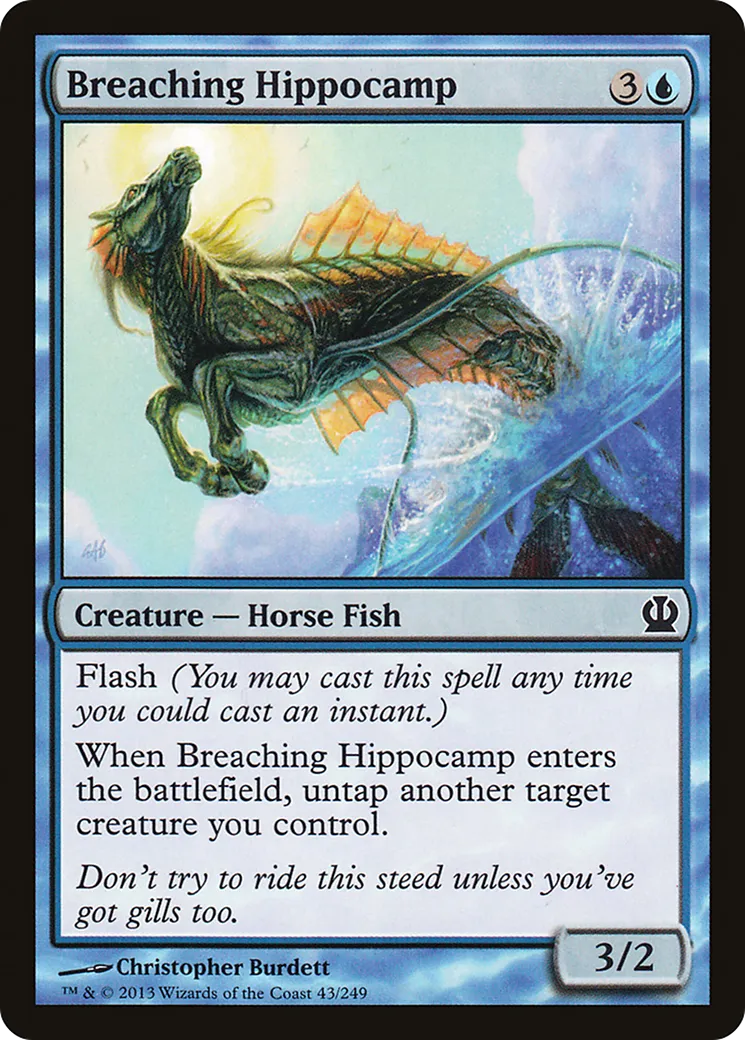 Hippocampe jaillissant — Theros — Magic: The Gathering