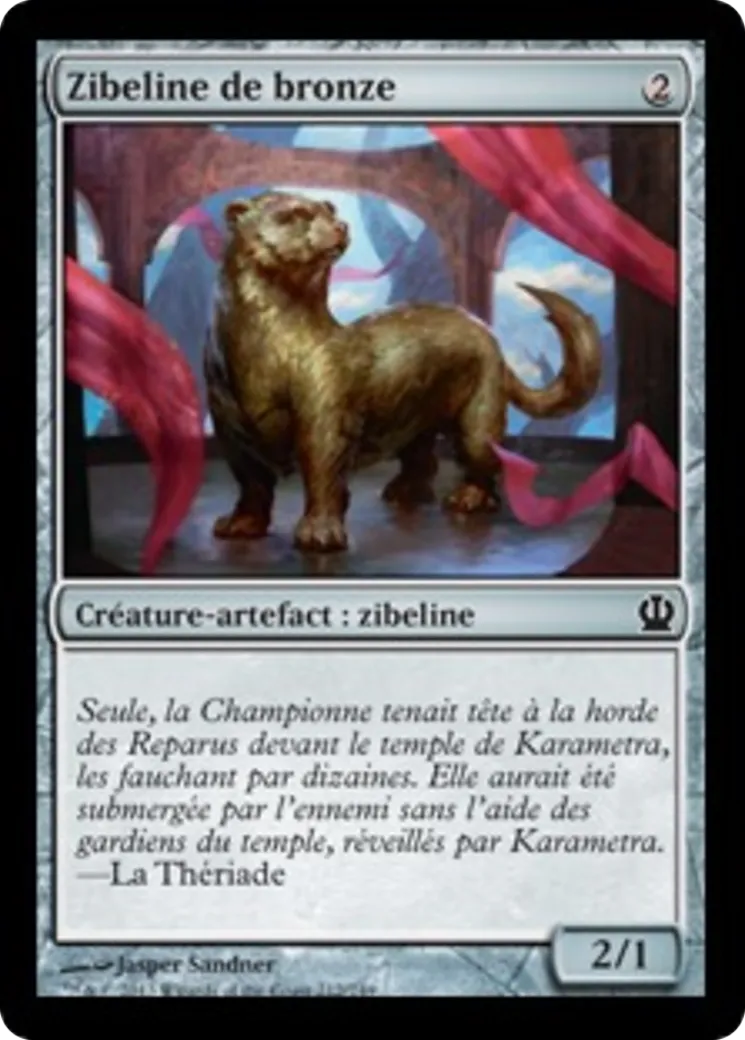 Zibeline de bronze — Theros — Magic: The Gathering